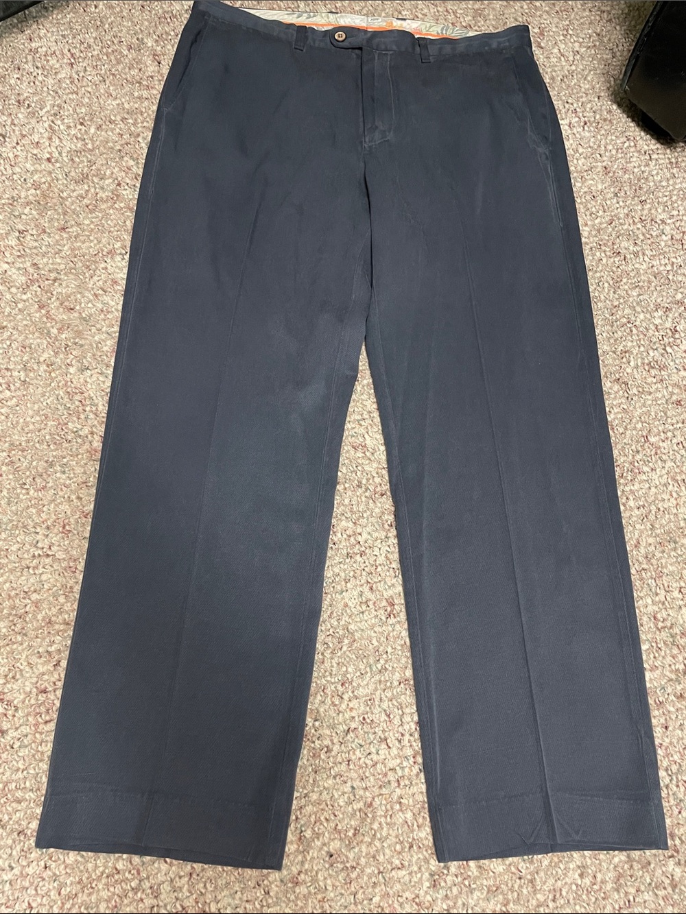 Tommy bahama silk blend Men's Classic Navy Dress Pants